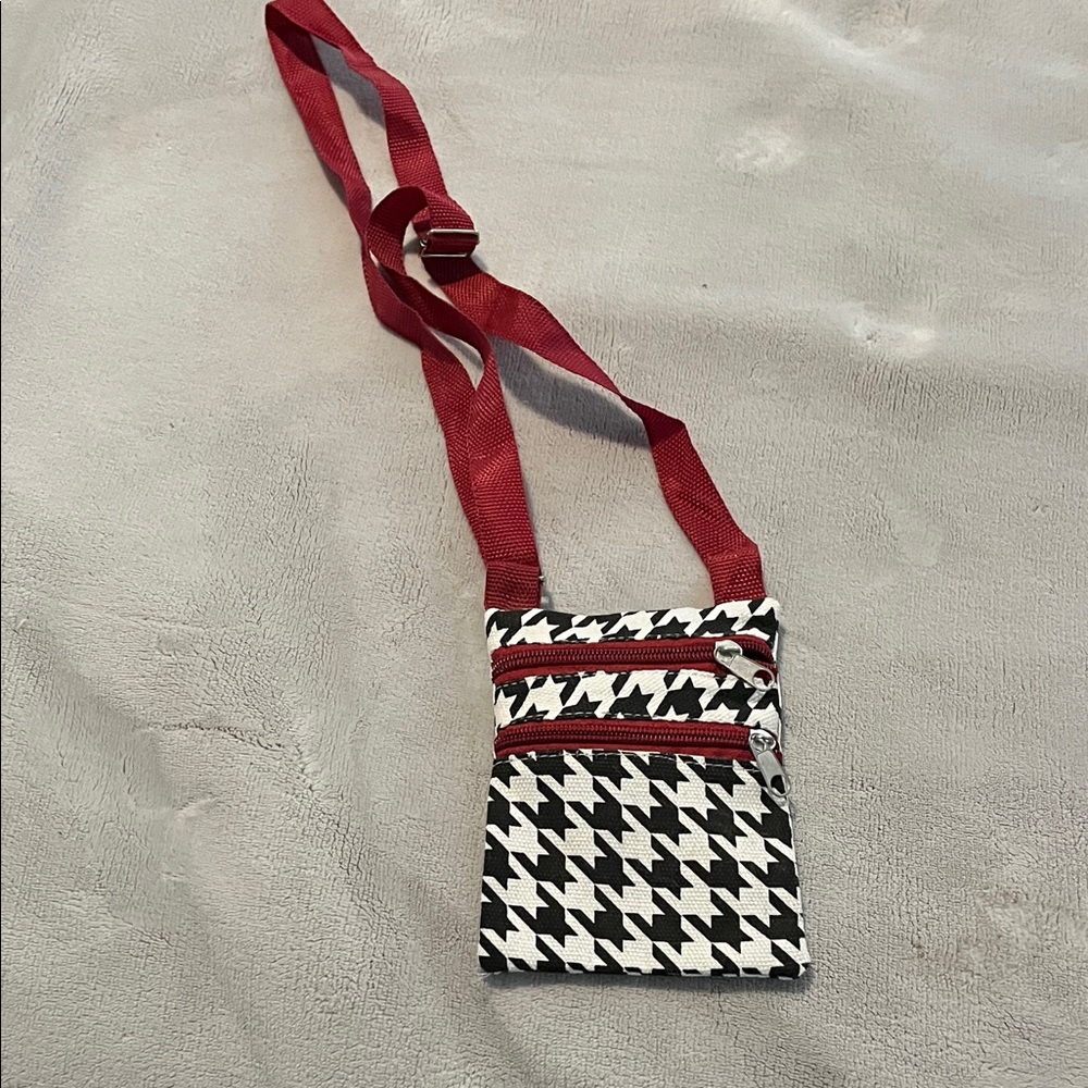 Houndstooth Crossbody Purse